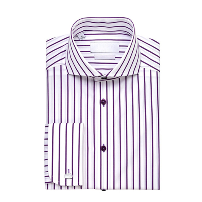 Men dress shirt sale lastest style stripe design