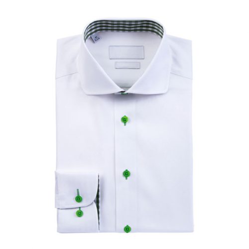 100% Cotton mens dress shirt | Slim fit solid color men shirts