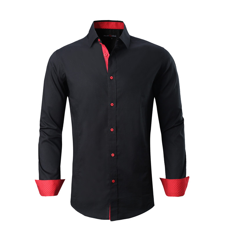 Black Men Dress Shirt With Good Quality - Yiwu Warhorse Garment Co., Ltd.